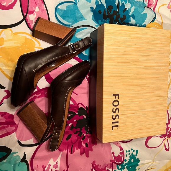 Fossil Peep Toes - Picture 6 of 14